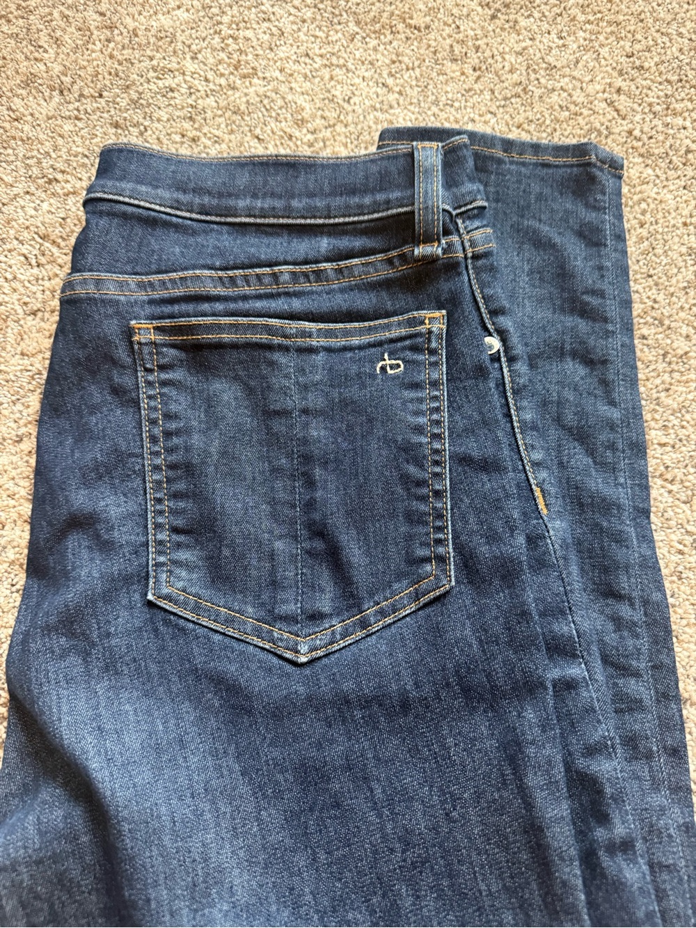 rag & bone Dark Blue Skinny Leg Women’s Jeans